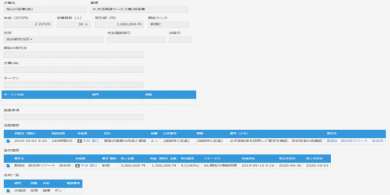 kintoneを使ったSFA_顧客管理画面